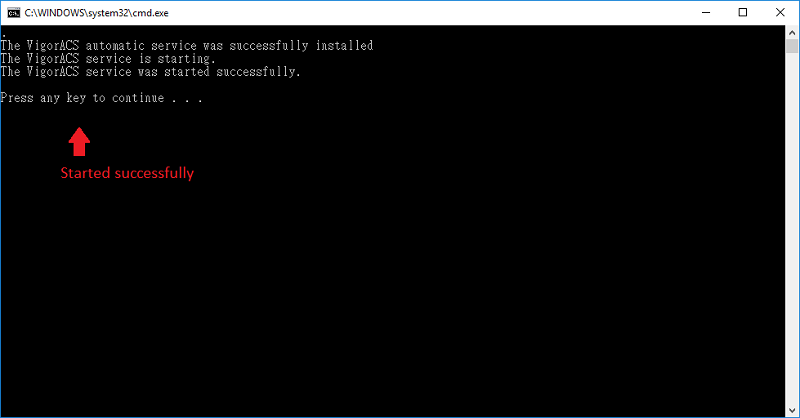 a screenshot of a command line window